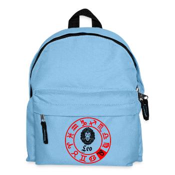 Twelve signs zodiac sign Leo Leo - Kids' Backpack - light blue - Front