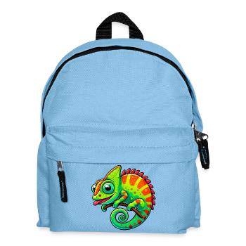 Chameleon - Kids' Backpack - light blue - Front