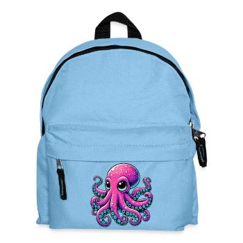 Octopus - Kids' Backpack - light blue - Front
