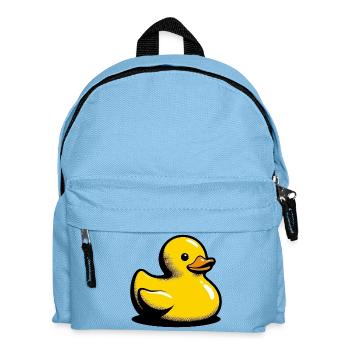 Ente Ente Ente Ente Ente - Kinder Rucksack - Hellblau - Vorne