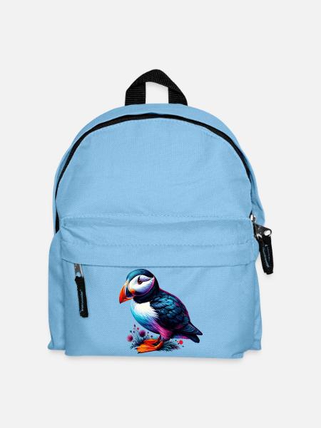 Papageitaucher - Kinder Rucksack - Hellblau