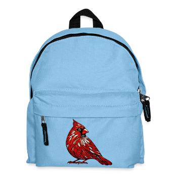 Rouge cardinal - Sac à dos Enfant - bleu clair - Devant