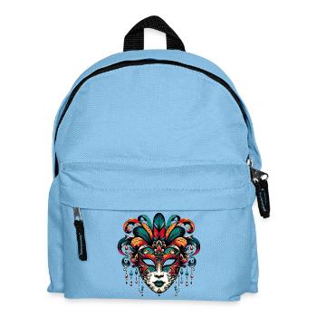 Masque du Carnaval de Venise - Sac à dos Enfant - bleu clair - Devant