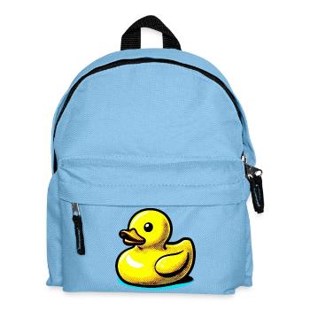 Ente Ente Ente Ente Ente - Kinder Rucksack - Hellblau - Vorne