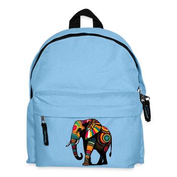 Éléphant - Sac à dos Enfant - bleu clair - Devant
