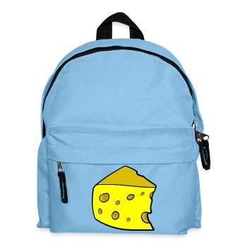 Käse Kostüm - Kinder Rucksack - Hellblau - Vorne