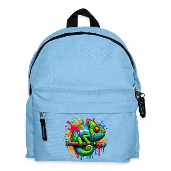 Chameleon - Kids' Backpack - light blue - Front
