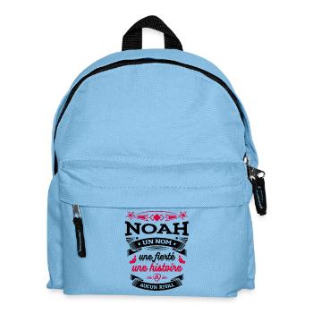 NOAH UN NOM UNE FIERTÉ AUCUN RIVAL - Sac à dos Enfant - bleu clair - Devant
