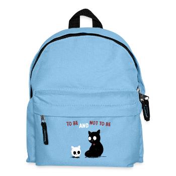 Schroedinger's Poetic Cat - Kinder Rucksack - Hellblau - Vorne