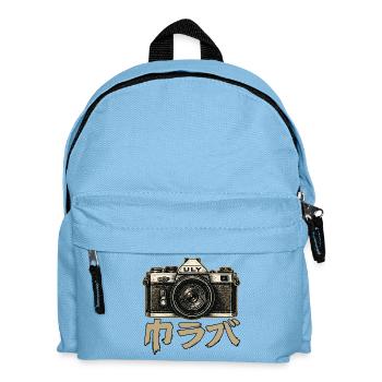 Vintage Photography - Kids' Backpack - light blue - Front