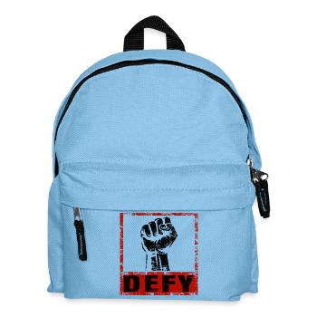 Solide et clair – T-shirt DEFY - Sac à dos Enfant - bleu clair - Devant
