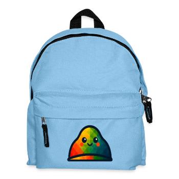 WPAP Polygon Chapeau jouet pour bébé de style Kawaii - Sac à dos Enfant - bleu clair - Devant