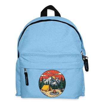 Camping Montagne Écologique - Sac à dos Enfant - bleu clair - Devant