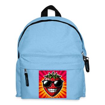 Strawberry Strawberries - Kids' Backpack - light blue - Front