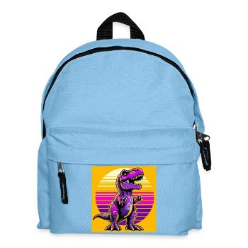 dinosaur - Kids' Backpack - light blue - Front