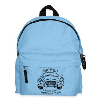 GB Classic Cars Driver Club - Kinder Rucksack - Hellblau - Vorne