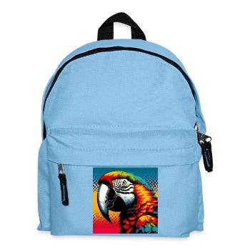 parrot - Kids' Backpack - light blue - Front