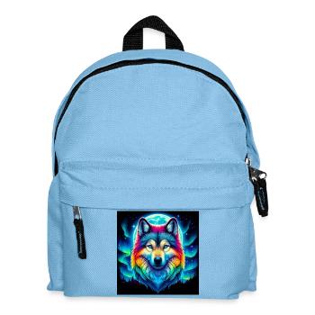 Loup - Sac à dos Enfant - bleu clair - Devant
