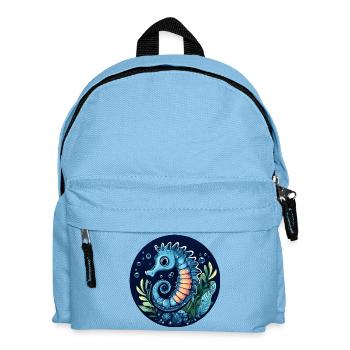 Underwater Seahorse Blue - Kids' Backpack - light blue - Front