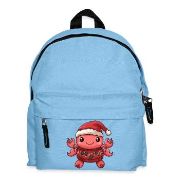 Crab Crab Christmas - Kids' Backpack - light blue - Front