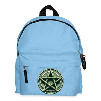 Emerald Pentagram Crest - Kids' Backpack - light blue - Front