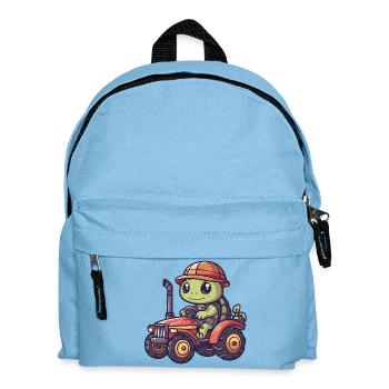 Éleveur de tracteurs tortues - Sac à dos Enfant - bleu clair - Devant
