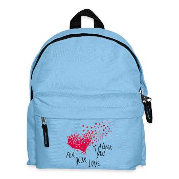 thank you - Kids' Backpack - light blue - Front