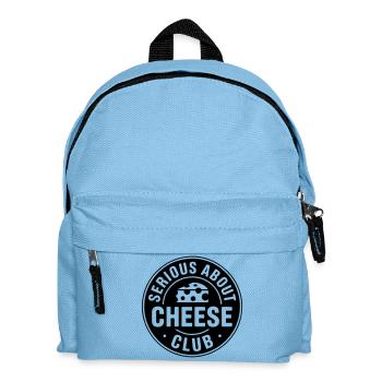 Käse - Serious about cheese club - Käseliebhaber - Kids' Backpack - light blue - Front