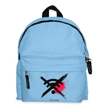 Chronically Offline - Digital Detox Art - Kids' Backpack - light blue - Front
