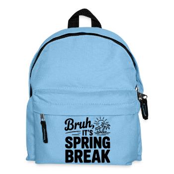 Mec, c’est les vacances de printemps - Sac à dos Enfant - bleu clair - Devant