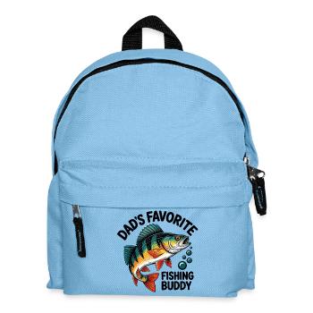 Papa's Angel Buddy - Kids' Backpack - light blue - Front