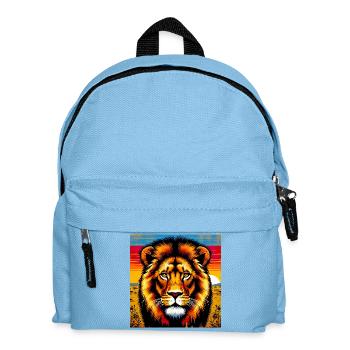 lion - Sac à dos Enfant - bleu clair - Devant