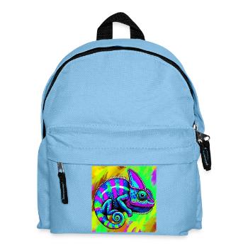 chameleon - Kids' Backpack - light blue - Front