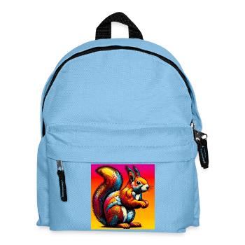 écureuil - Sac à dos Enfant - bleu clair - Devant