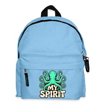 Octopus Spirit - Kids' Backpack - light blue - Front