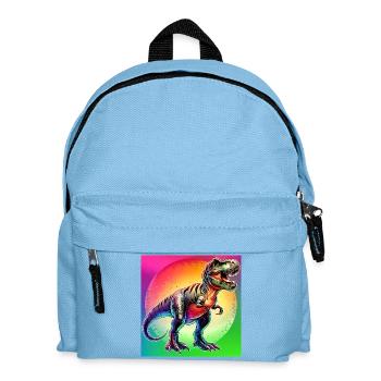 dinosaur - Kids' Backpack - light blue - Front