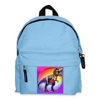dinosaur - Kids' Backpack - light blue - Front