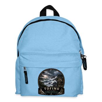 Vancouver Island Tofino Storm Watching Vacation - Kids' Backpack - light blue - Front
