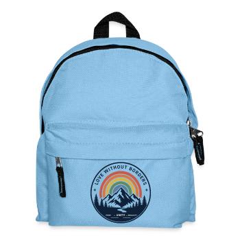 Montagne arc-en-ciel Amour sans frontières - Sac à dos Enfant - bleu clair - Devant