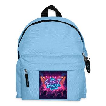 The GOAT Strikes Again Neon Concert - Kids' Backpack - light blue - Front