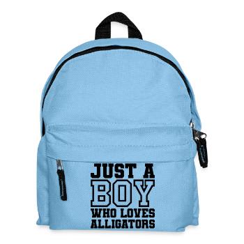 Just A Boy Who Loves Alligators – Alligator Fan De - Sac à dos Enfant - bleu clair - Devant