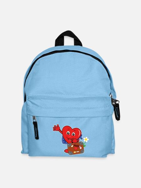 Mucki Urlaub - Kinder Rucksack - Hellblau