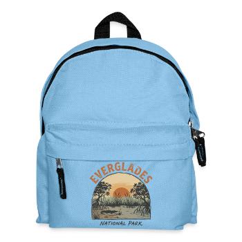 Der Vintage-Everglades-Nationalpark - Kinder Rucksack - Hellblau - Vorne