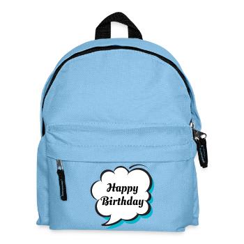 ALLES GUTE ZUM GEBURTSTAG. ALLES GUTE ZUM GEBURTSTAG. JAHRESTAG. - Kinder Rucksack - Hellblau - Vorne