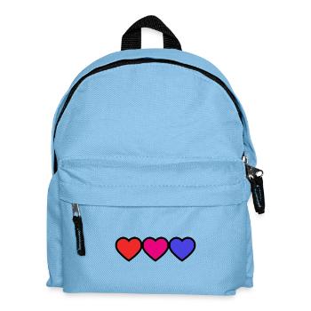 HEART. THANK YOU. MISTRESS. MASTER. THANK YOU MISTRESS. - Kids' Backpack - light blue - Front
