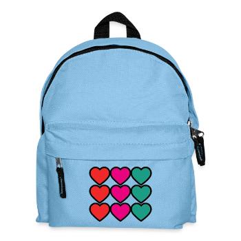 HEART. THANK YOU. MISTRESS. MASTER. THANK YOU MISTRESS. - Kids' Backpack - light blue - Front