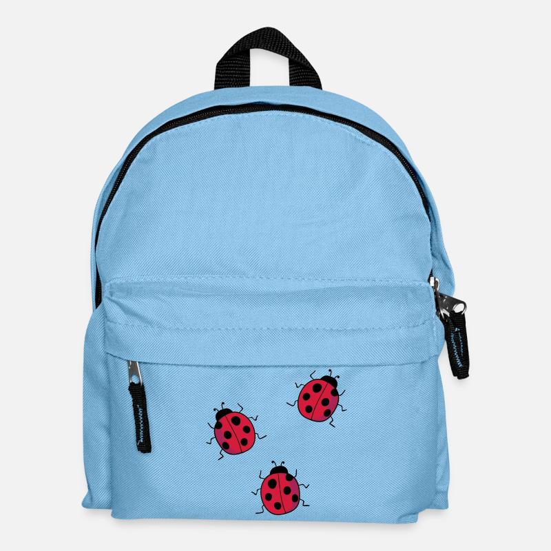 Marienkäfer - Kinder Rucksack - Hellblau