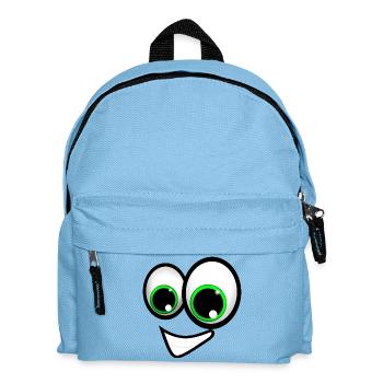 comique visage - Sac à dos Enfant - bleu clair - Devant