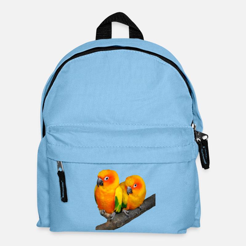 Vögel - Kinder Rucksack - Hellblau