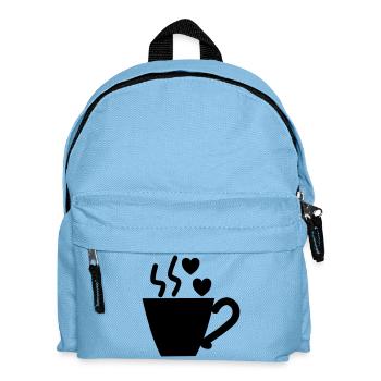 J'adore le café - tasse de café - Café - Sac à dos Enfant - bleu clair - Devant